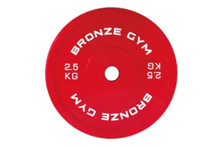 Диск олимпийский BRONZE GYM тренировочный 2,5 кг
