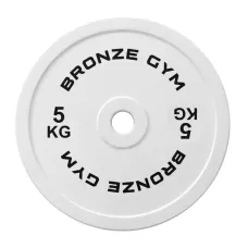 Диск олимпийский BRONZE GYM тяжелоатлетический серый 5 кг