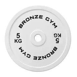 Диск олимпийский BRONZE GYM тяжелоатлетический серый 5 кг
