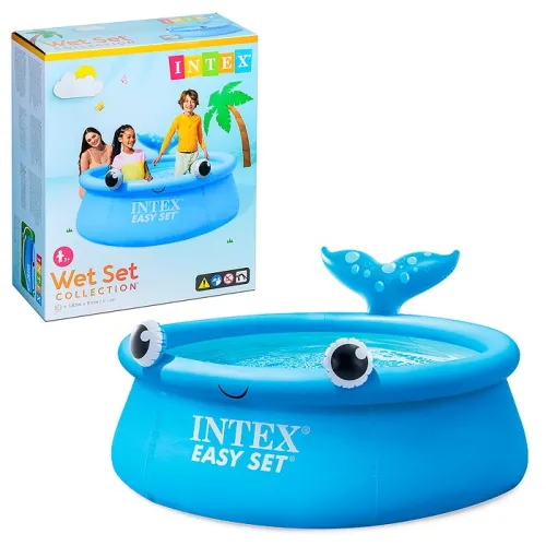 Детский надувной бассейн Intex Easy Set 183х51см "Веселый кит"