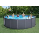 Каркасный бассейн Intex Graphite Gray Panel 26382