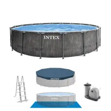 Каркасный бассейн Intex Prism Frame 26744
