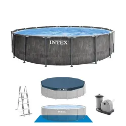 Каркасный бассейн Intex Prism Frame 26744
