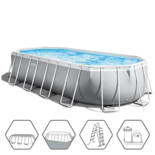 Каркасный бассейн Intex "Oval" 26798