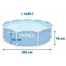 Каркасный бассейн Intex Metal Frame 28200