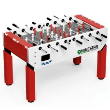 Игровой стол - футбол "NineStar Iron Pro ITSF Red"(144х75,5х90)