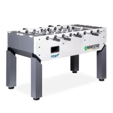 Игровой стол - футбол "NineStar Iron Pro ITSF Grey" (144х75,5х90)