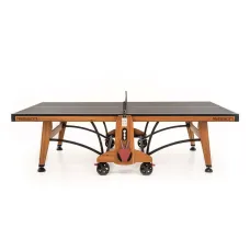 Теннисный стол складной для помещений "RASSON PREMIUM T03 Indoor" (натуральная вишня) с сеткой