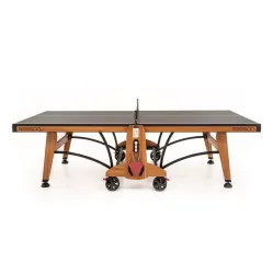Теннисный стол складной для помещений "RASSON PREMIUM T03 Indoor" (натуральная вишня) с сеткой
