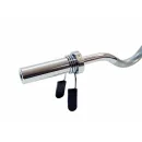 Гриф олимпийский сильноизогнутый хромированный 47" REBEL с замками