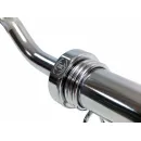 Гриф олимпийский сильноизогнутый хромированный 47" REBEL с замками