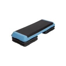 Степ платформа обрезиненная Профи, 3-х уровневая STPRO201-2B