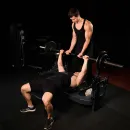 Скамья-стойка домкратная для жима лежа со страховочными упорами Olimpic Bench Tangen A-3146