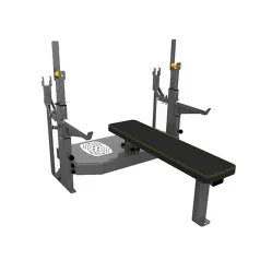 Скамья-стойка домкратная для жима лежа со страховочными упорами Olimpic Bench Tangen A-3146