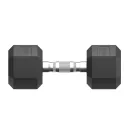 Гантель гексагональная UNIX Fit обрезиненная 10 кг, 2 шт