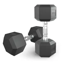 Гантель гексагональная UNIX Fit обрезиненная 12,5 кг, 2 шт.
