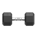 Гантель гексагональная UNIX Fit обрезиненная 12,5 кг, 2 шт.