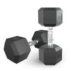 Гантель гексагональная UNIX Fit обрезиненная 15 кг, 2 шт