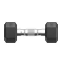 Гантель гексагональная UNIX Fit обрезиненная 2,5 кг, 2 шт.