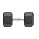 Гантель гексагональная UNIX Fit обрезиненная 27,5 кг / шт