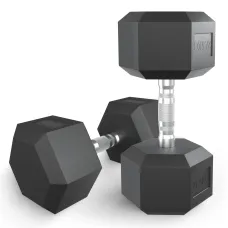 Гантель гексагональная UNIX Fit обрезиненная 27,5 кг / шт