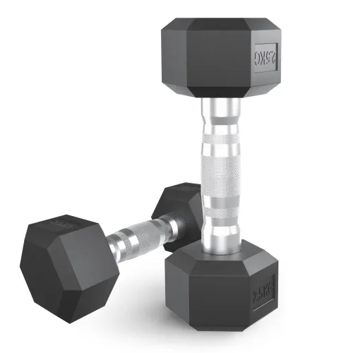 Гантель гексагональная UNIX Fit обрезиненная 2,5 кг / шт.