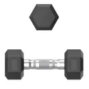 Гантель гексагональная UNIX Fit обрезиненная 25 кг / шт.