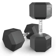 Гантель гексагональная UNIX Fit обрезиненная 30 кг / шт