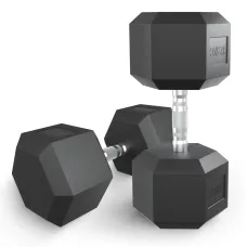 Гантель гексагональная UNIX Fit обрезиненная 32,5 кг / шт