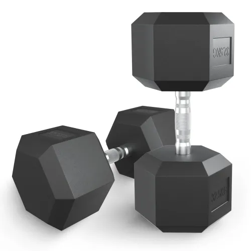 Гантель гексагональная UNIX Fit обрезиненная 32,5 кг / шт