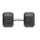 Гантель гексагональная UNIX Fit обрезиненная 37,5 кг / шт