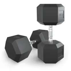 Гантель гексагональная UNIX Fit обрезиненная 42,5 кг / шт