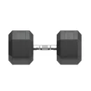Гантель гексагональная UNIX Fit обрезиненная 45 кг / шт