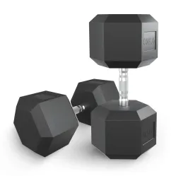 Гантель гексагональная UNIX Fit обрезиненная 47,5 кг / шт