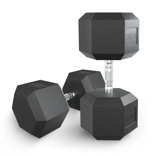 Гантель гексагональная UNIX Fit обрезиненная 47,5 кг / шт