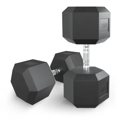 Гантель гексагональная UNIX Fit обрезиненная 50 кг / шт