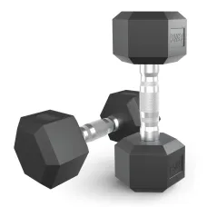 Гантель гексагональная UNIX Fit обрезиненная 7,5 кг, 2 шт