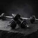 Набор гантелей и штанга UNIX Fit в кейсе 50 кг