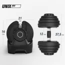 Гантель со ступенчатой регулировкой UNIX Fit 16 кг