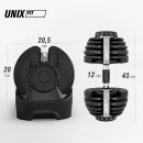 Гантель со ступенчатой регулировкой UNIX Fit 24 кг