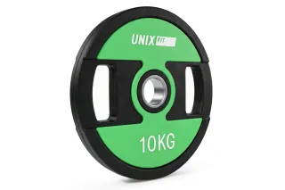 Диск уретановый c хватом UNIX Fit PRO 10 кг, 51 мм, 1 шт