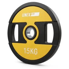 Диск уретановый c хватом UNIX Fit PRO 15 кг, 51 мм, 1 шт