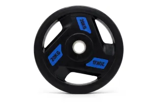 Диск обрезиненный c хватом UNIX Fit PRO 20 кг, 51 мм, 1 шт.