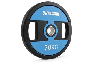 Диск уретановый c хватом UNIX Fit PRO 20 кг, 51 мм, 1 шт