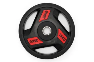 Диск обрезиненный c хватом UNIX Fit PRO 25 кг, 51 мм, 1 шт