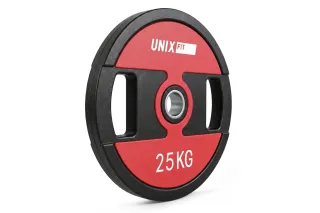 Диск уретановый c хватом UNIX Fit PRO 25 кг, 51 мм, 1 шт