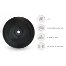 Диск обрезиненный UNIX Fit 15 кг, 25 мм