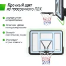 Баскетбольный щит UNIX Line B-Backboard-PVC 44"x30" (110 х 75 см) R45