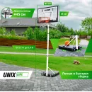 Баскетбольная стойка UNIX Line B-Stand 32"x23" (82 х 58 см) R45 H210-260cm