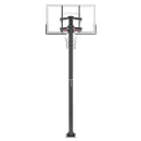 Баскетбольная стойка стационарная UNIX Line B-Stand-TG 54"x32" (140 х 80 см) R45 H230-305 см